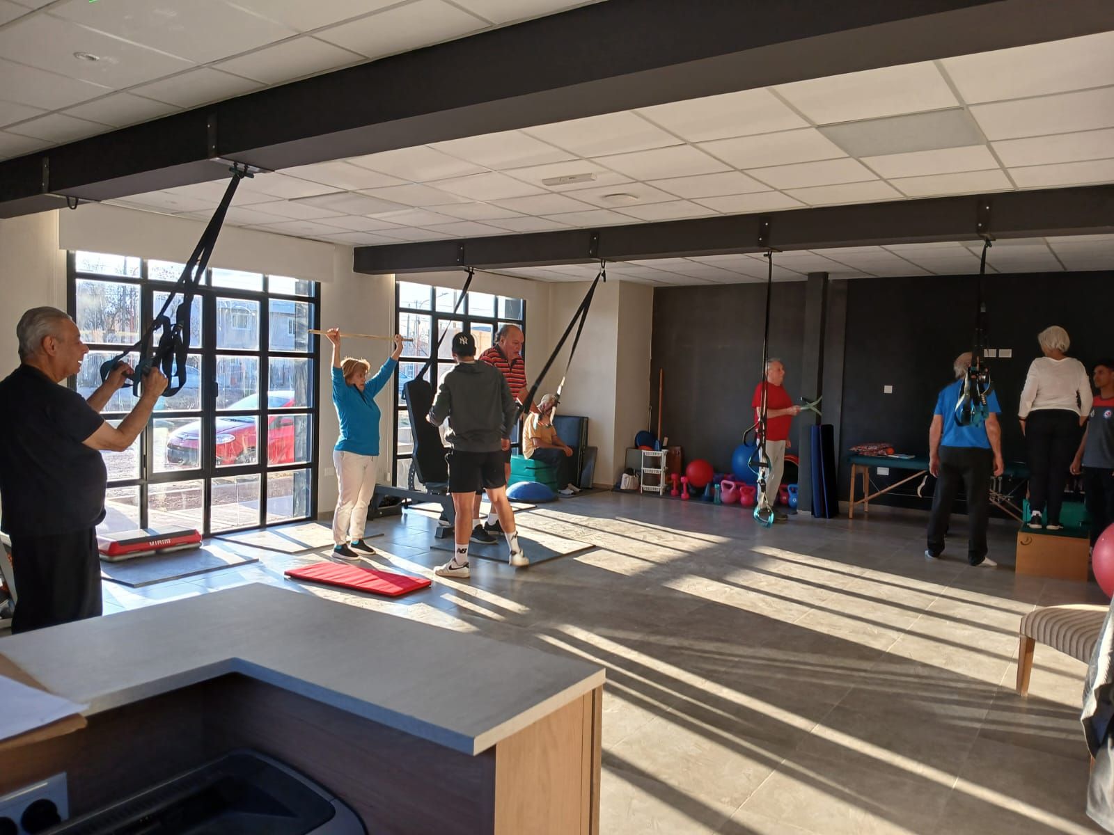 Sala de entrenamiento del Club Salud 5