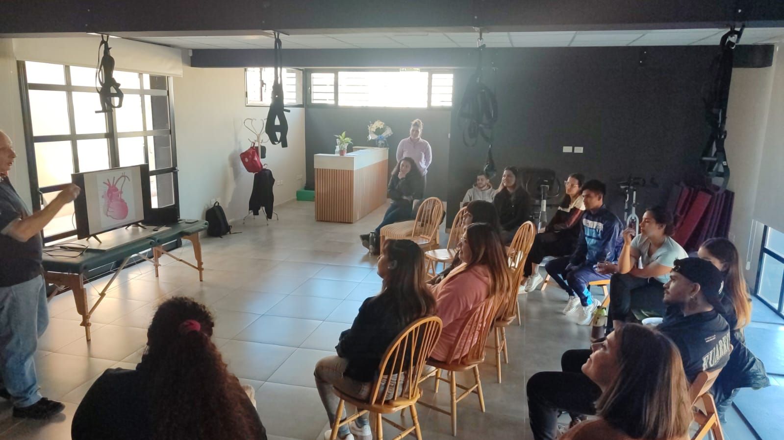 Sala de entrenamiento del Club Salud 7