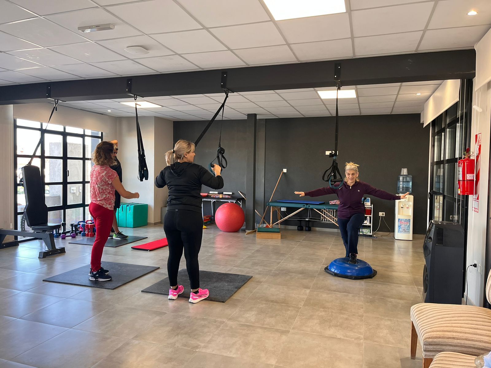 Sala de entrenamiento del Club Salud 8